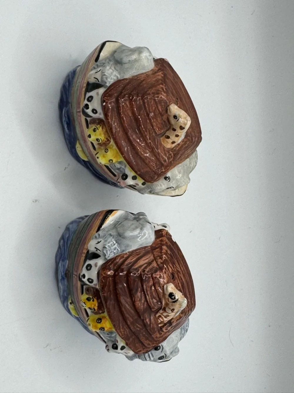 Noah's Ark Ceramic Salt and Pepper Shaker Set - Multicolor